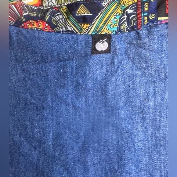 Apple Bottom Vintage Women’s Plus Size Sleeveless Chiffon Chambray Top XXL - Picture 3 of 10